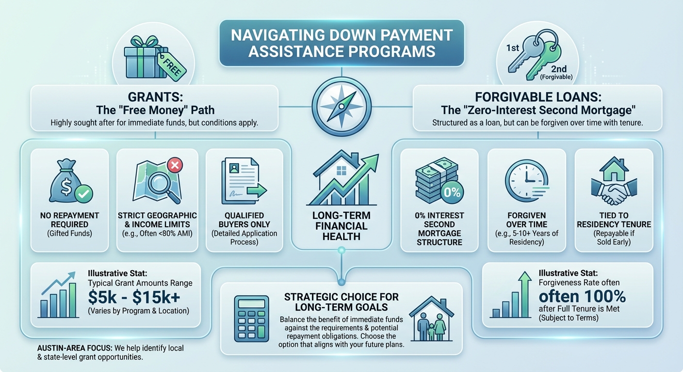 Exploring Grants, Forgivable Loans, and Second Liens