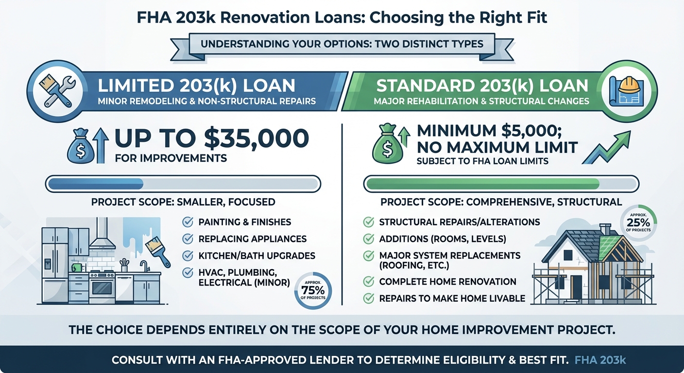 Standard 203(k) vs. Limited 203(k)