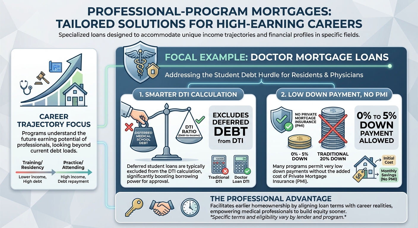 How Professional-Program Mortgages Benefit Doctors, Dentists, and Lawyers