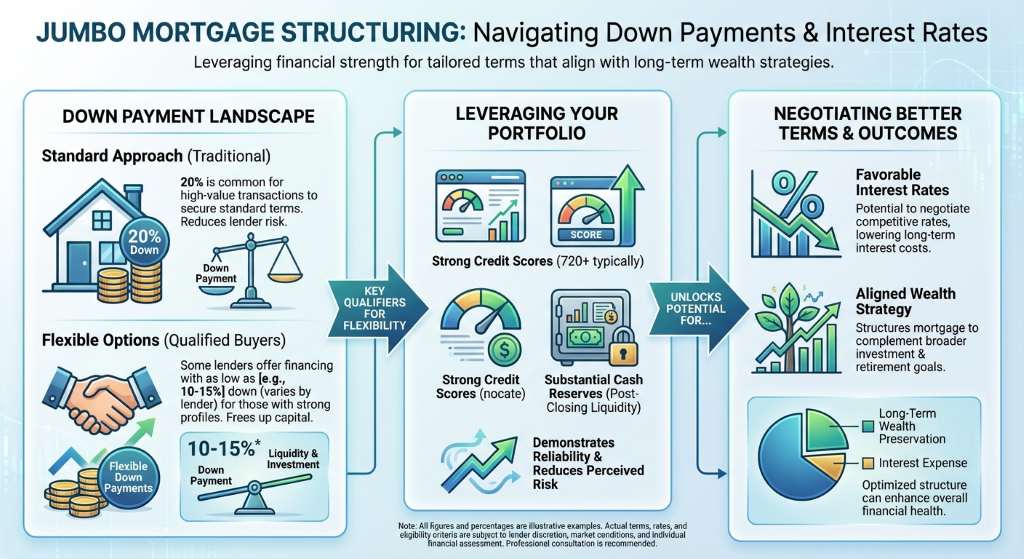 Down Payment Options and Structuring Your Jumbo Mortgage