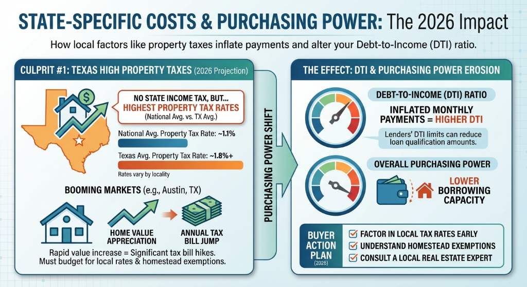 How Texas Property Taxes and Florida Hurricane Deductibles Impact Your Monthly Payment