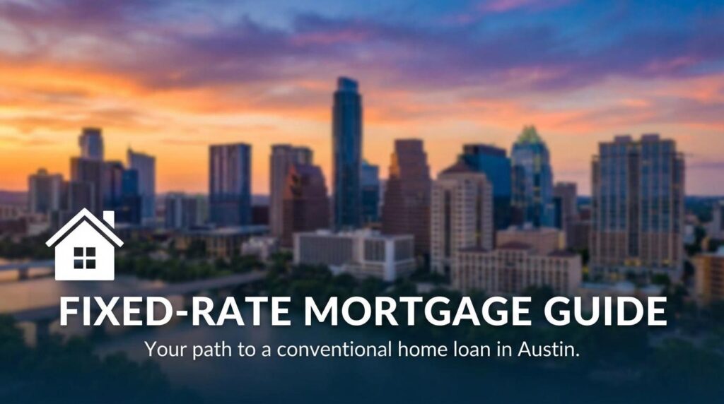 Create a professional hero image for this section. Context: Your Guide to a Conventional Fixed-Rate