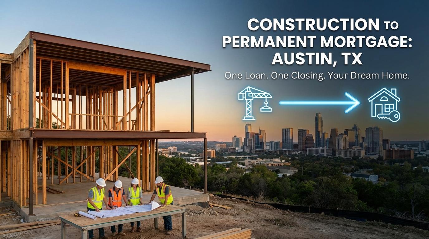 Create a professional hero image for this section. Context: Your Guide to a Construction to Permanen