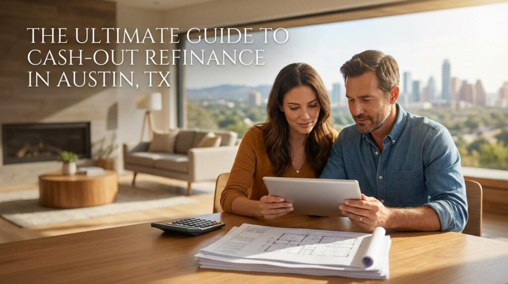 Create a professional hero image for this section. Context: The Ultimate Guide to Cash-Out Refinance