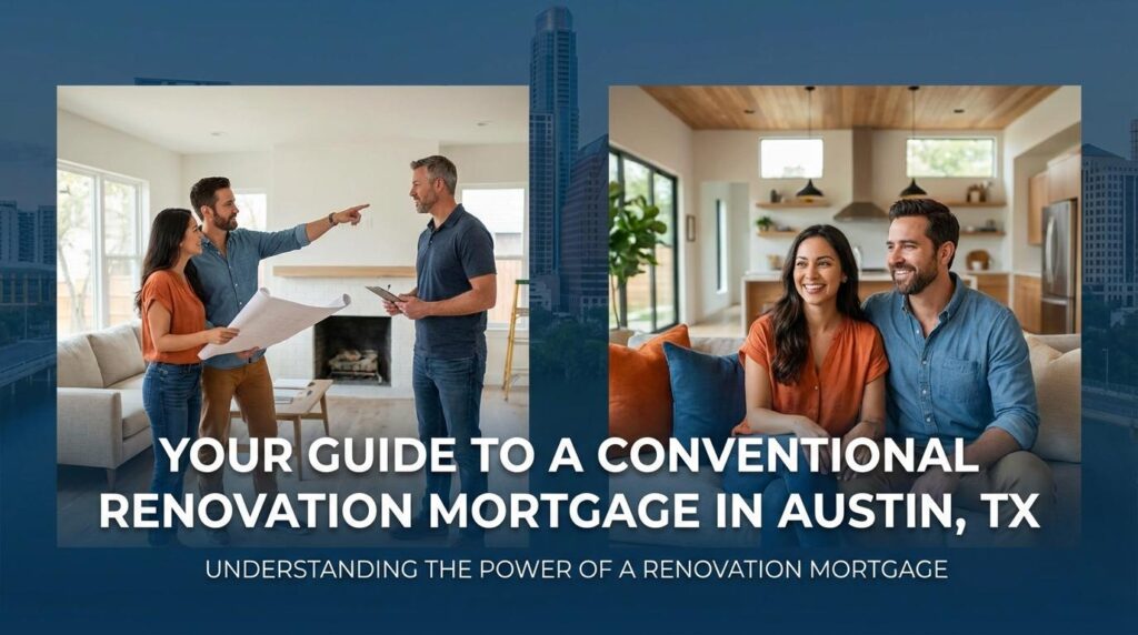 Create a professional hero image for this section. Context: Your Guide to a Conventional Renovation