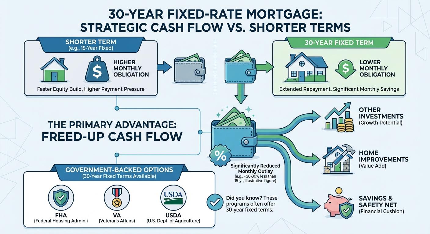 Create a professional infographic about this content. Context: Understanding how a 30-year fixed rat