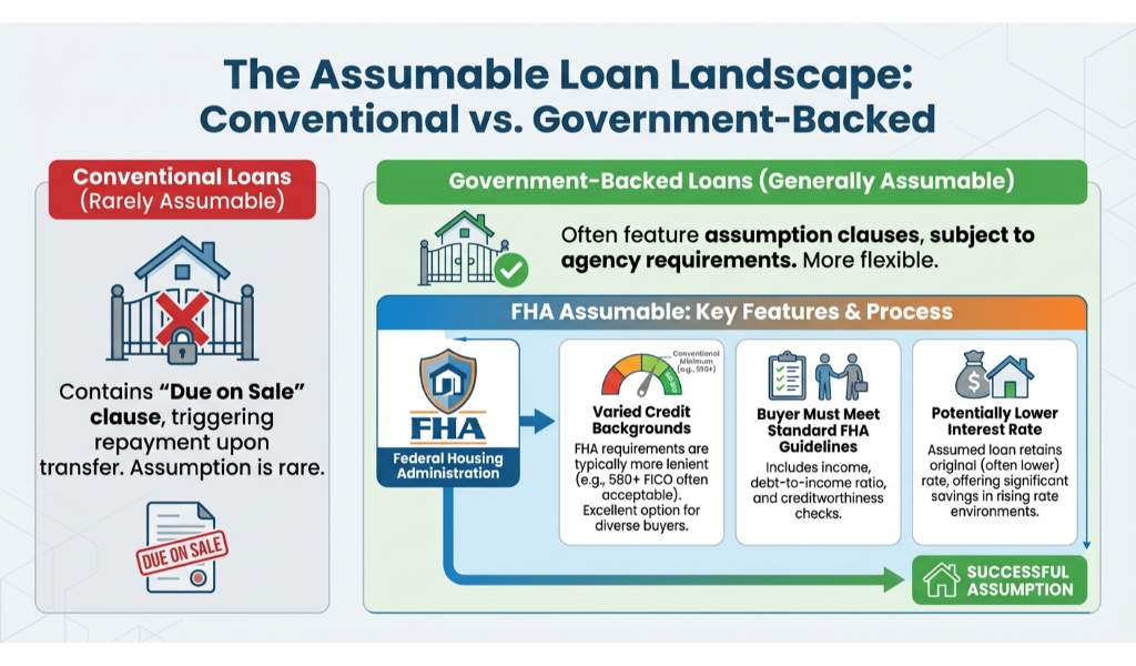 Types of Assumable Mortgages: FHA, VA, and USDA Loan